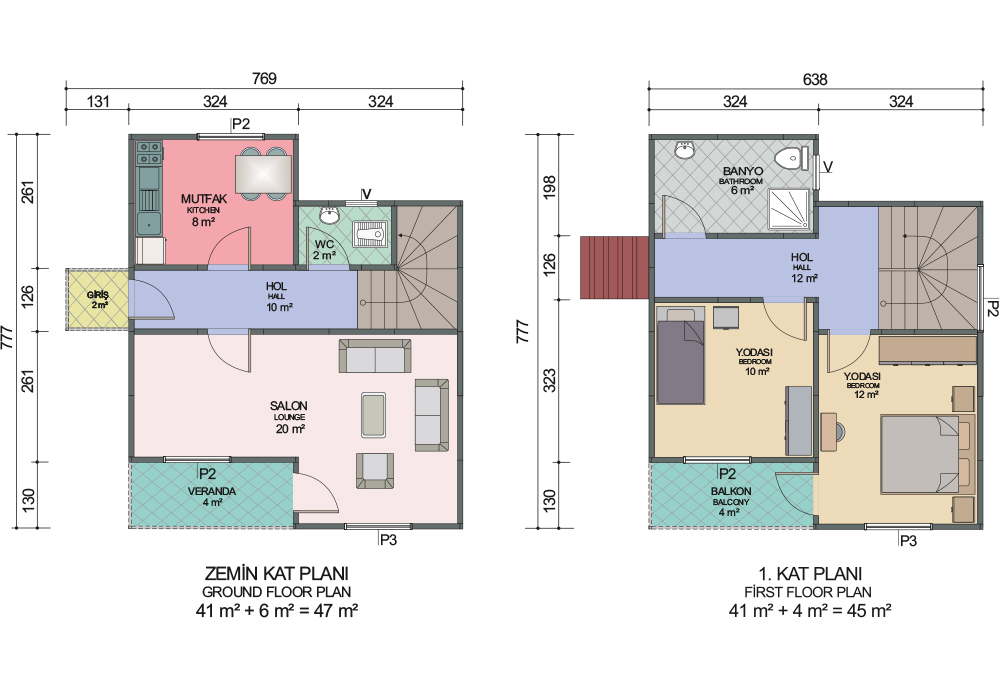 dubleks-prefabrik-ev-92m-plan