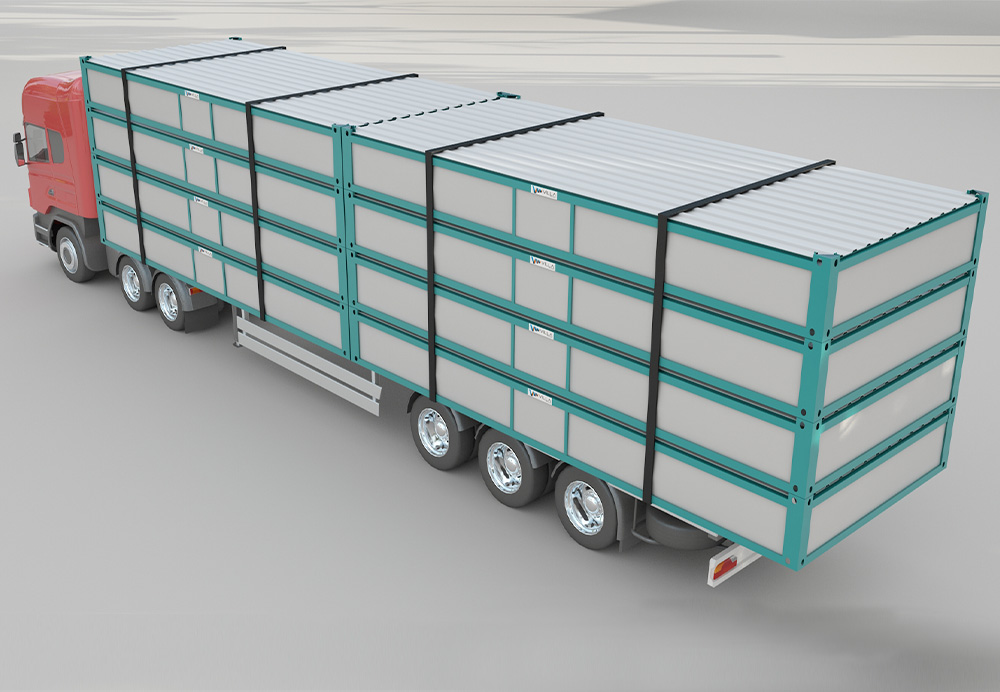 Knockdown Container Transportation