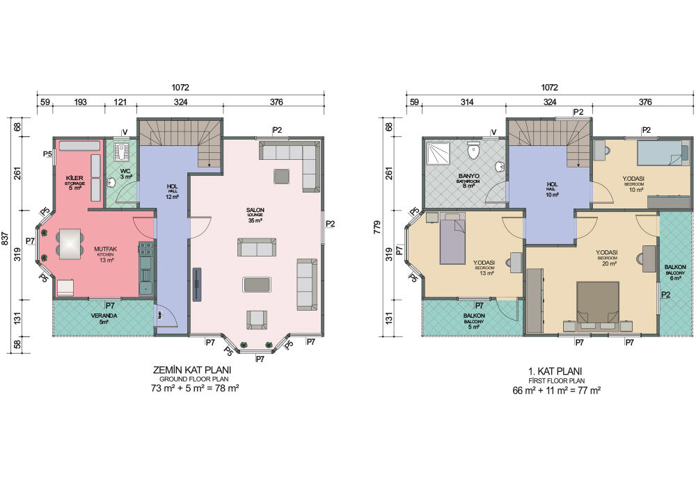 724-dubleks-prefabrik-ev-155m-plan